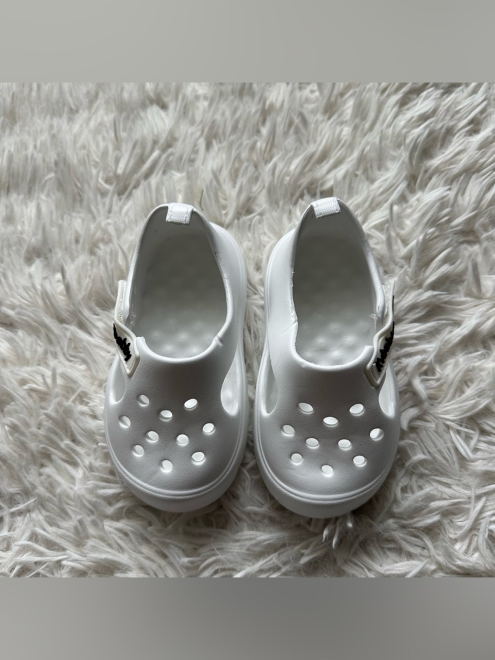 Kvbabby Toddler Clogs White New Size 6